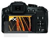Panzerfolie atFoliX kompatibel mit Leica V-Lux 4, entspiegelnde und stoßdämpfende FX (3X)