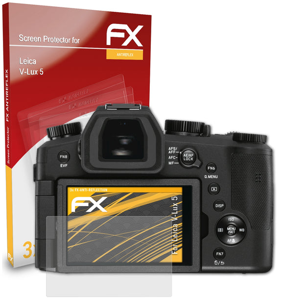 atFoliX FX-Antireflex Displayschutzfolie für Leica V-Lux 5