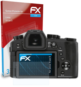 atFoliX FX-Clear Schutzfolie für Leica V-Lux 5