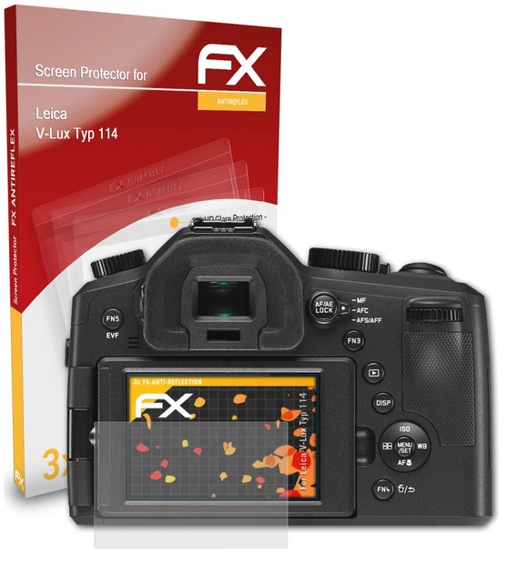 atFoliX FX-Antireflex Displayschutzfolie für Leica V-Lux (Typ 114)