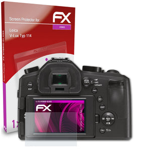 atFoliX FX-Hybrid-Glass Panzerglasfolie für Leica V-Lux (Typ 114)