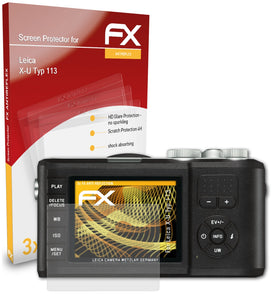 atFoliX FX-Antireflex Displayschutzfolie für Leica X-U (Typ 113)