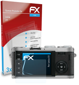atFoliX FX-Clear Schutzfolie für Leica X1