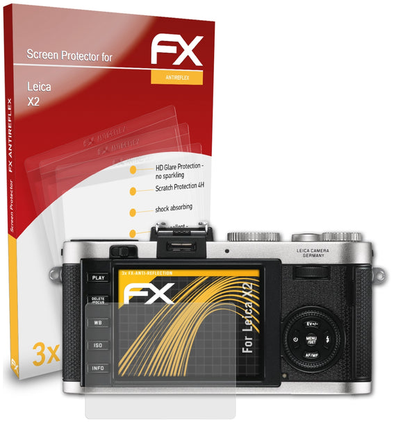 atFoliX FX-Antireflex Displayschutzfolie für Leica X2