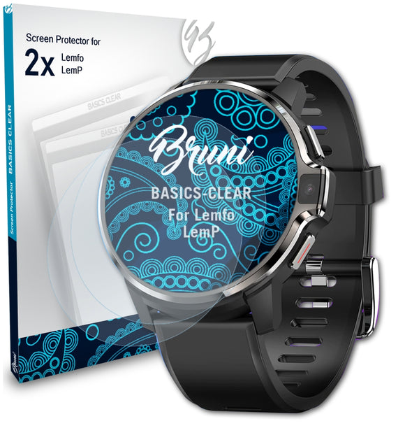 Bruni Basics-Clear Displayschutzfolie für Lemfo LemP