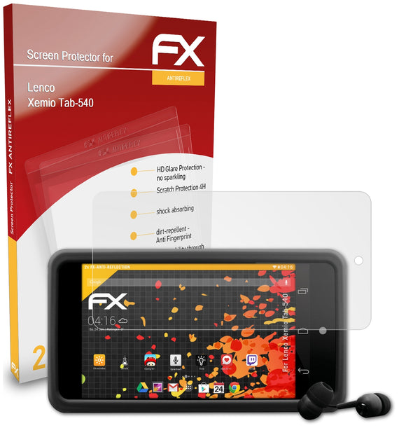 atFoliX FX-Antireflex Displayschutzfolie für Lenco Xemio Tab-540
