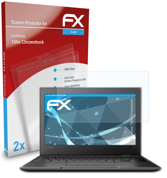 atFoliX FX-Clear Schutzfolie für Lenovo 100e Chromebook
