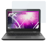 Glasfolie atFoliX kompatibel mit Lenovo 300e Chromebook, 9H Hybrid-Glass FX
