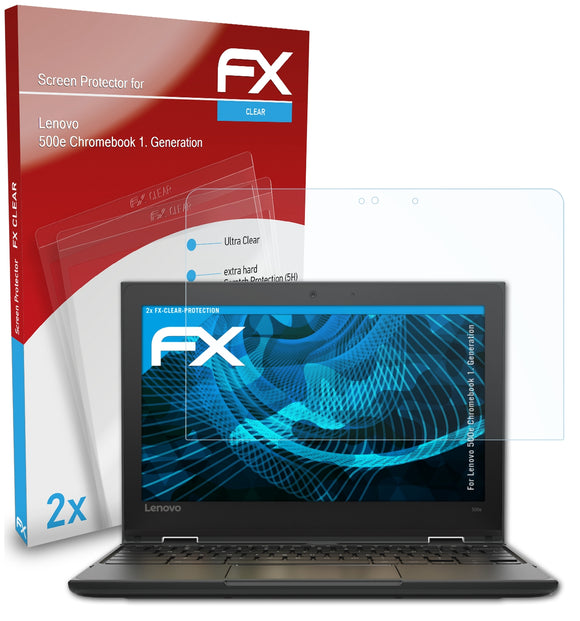 atFoliX FX-Clear Schutzfolie für Lenovo 500e Chromebook (1. Generation)