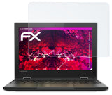 Glasfolie atFoliX kompatibel mit Lenovo 500e Chromebook 1. Generation, 9H Hybrid-Glass FX