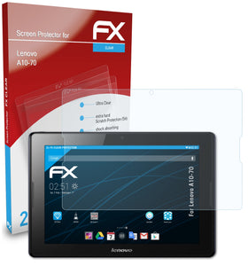 atFoliX FX-Clear Schutzfolie für Lenovo A10-70