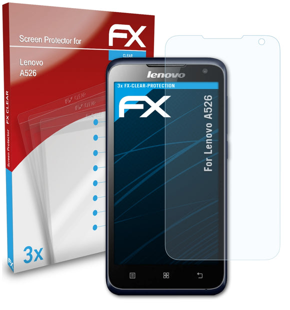 atFoliX FX-Clear Schutzfolie für Lenovo A526