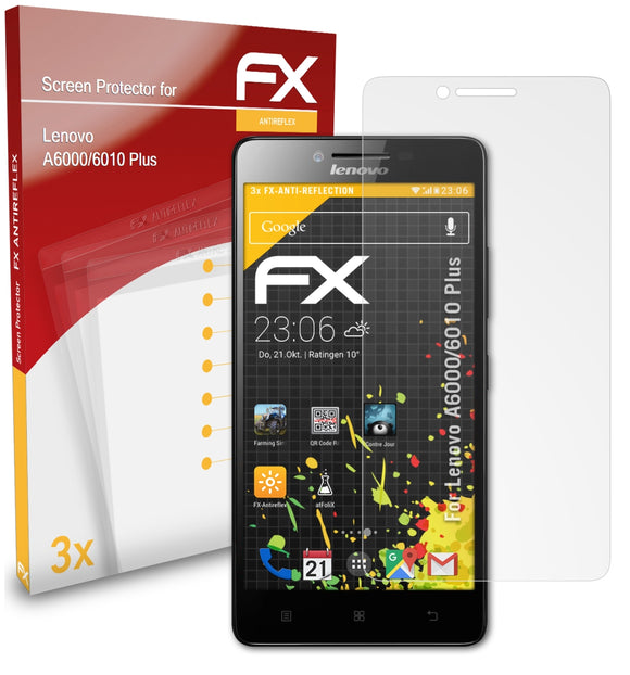 atFoliX FX-Antireflex Displayschutzfolie für Lenovo A6000/6010 (Plus)