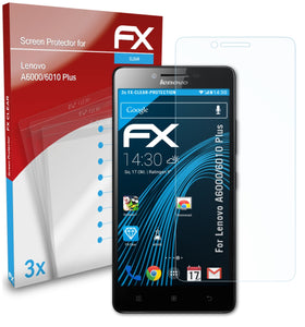 atFoliX FX-Clear Schutzfolie für Lenovo A6000/6010 (Plus)