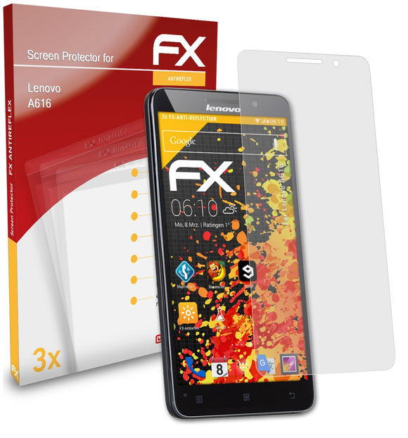 atFoliX FX-Antireflex Displayschutzfolie für Lenovo A616