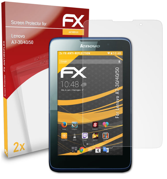atFoliX FX-Antireflex Displayschutzfolie für Lenovo A7-30/40/50