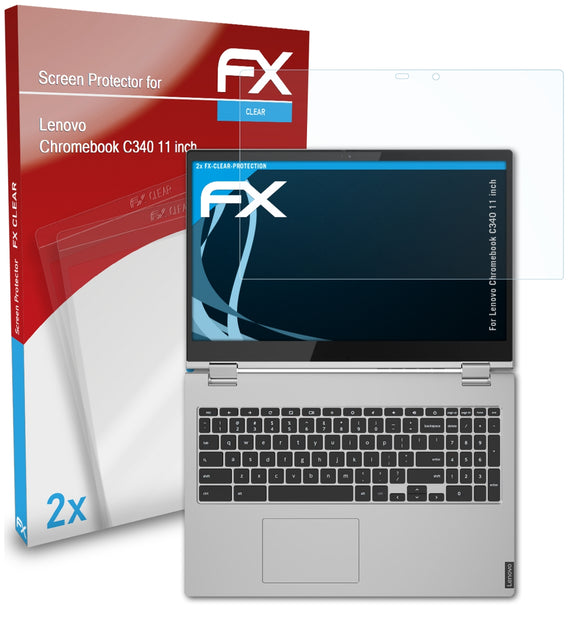 atFoliX FX-Clear Schutzfolie für Lenovo Chromebook C340 (11 inch)