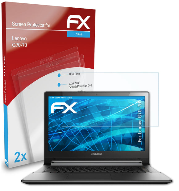 atFoliX FX-Clear Schutzfolie für Lenovo G70-70