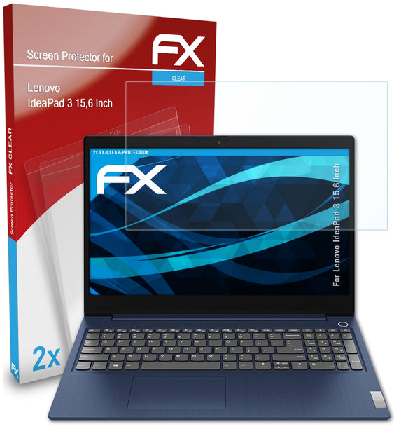 atFoliX FX-Clear Schutzfolie für Lenovo IdeaPad 3 (15,6 Inch)