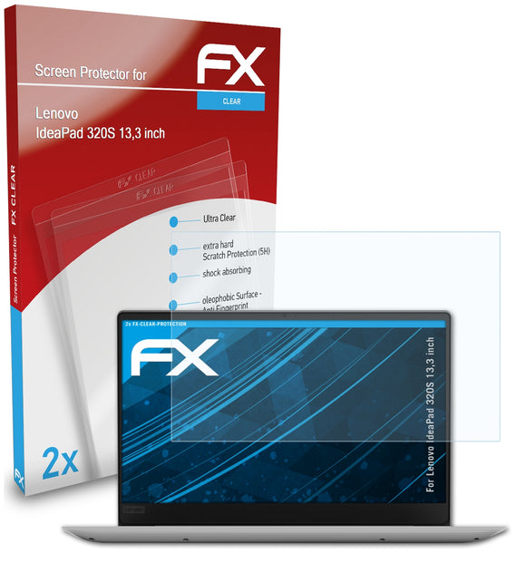 atFoliX FX-Clear Schutzfolie für Lenovo IdeaPad 320S (13,3 inch)