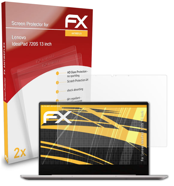 atFoliX FX-Antireflex Displayschutzfolie für Lenovo IdeaPad 720S (13 inch)