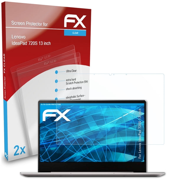 atFoliX FX-Clear Schutzfolie für Lenovo IdeaPad 720S (13 inch)