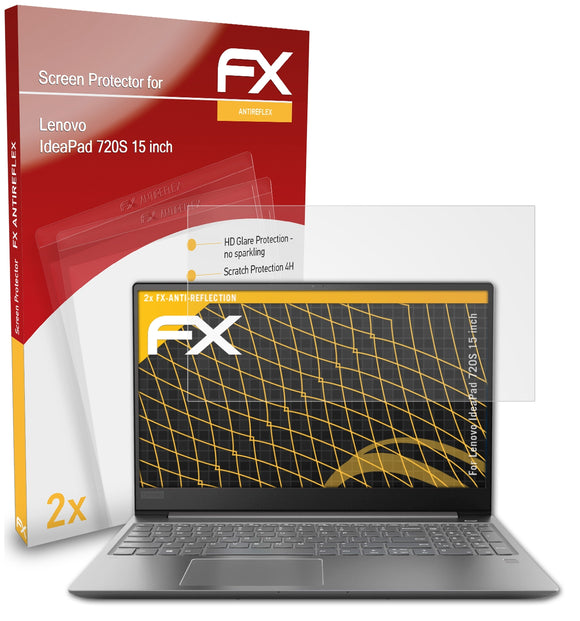 atFoliX FX-Antireflex Displayschutzfolie für Lenovo IdeaPad 720S (15 inch)
