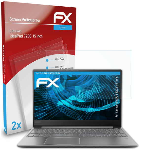 atFoliX FX-Clear Schutzfolie für Lenovo IdeaPad 720S (15 inch)