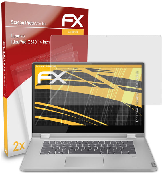 atFoliX FX-Antireflex Displayschutzfolie für Lenovo IdeaPad C340 (14 inch)