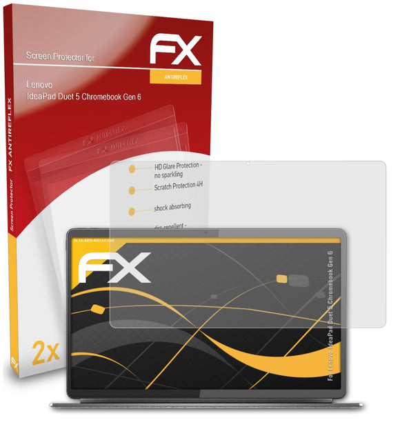 atFoliX FX-Antireflex Displayschutzfolie für Lenovo IdeaPad Duet 5 Chromebook (Gen 6)