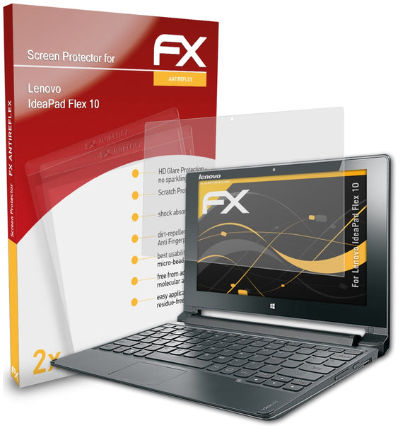 atFoliX FX-Antireflex Displayschutzfolie für Lenovo IdeaPad Flex 10