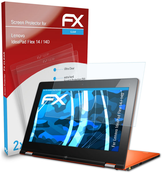 atFoliX FX-Clear Schutzfolie für Lenovo IdeaPad Flex 14 / 14D
