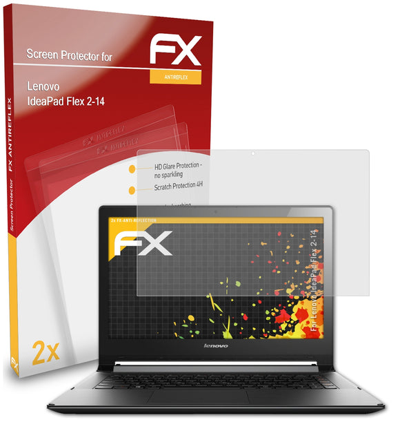 atFoliX FX-Antireflex Displayschutzfolie für Lenovo IdeaPad Flex 2-14