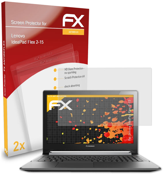 atFoliX FX-Antireflex Displayschutzfolie für Lenovo IdeaPad Flex 2-15