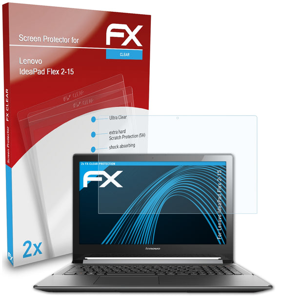 atFoliX FX-Clear Schutzfolie für Lenovo IdeaPad Flex 2-15