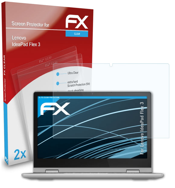 atFoliX FX-Clear Schutzfolie für Lenovo IdeaPad Flex 3