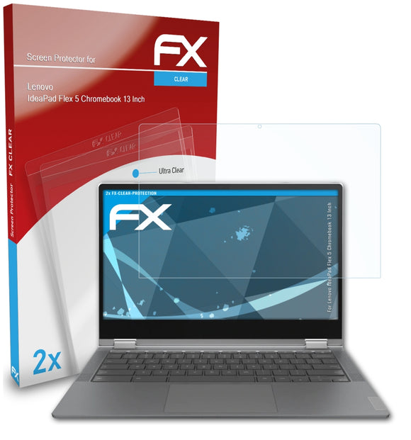 atFoliX FX-Clear Schutzfolie für Lenovo IdeaPad Flex 5 Chromebook (13 Inch)