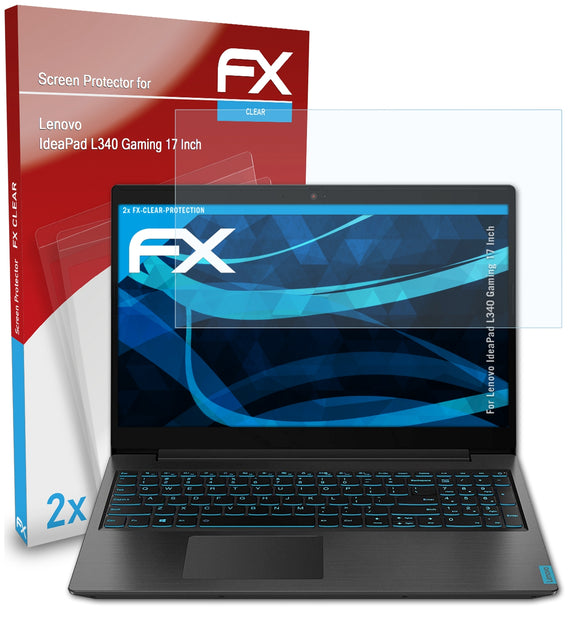 atFoliX FX-Clear Schutzfolie für Lenovo IdeaPad L340 Gaming (17 Inch)