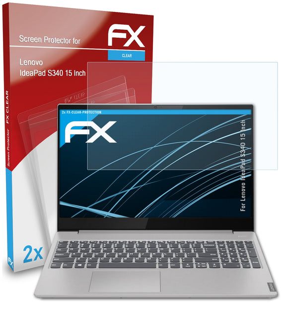 atFoliX FX-Clear Schutzfolie für Lenovo IdeaPad S340 (15 Inch)