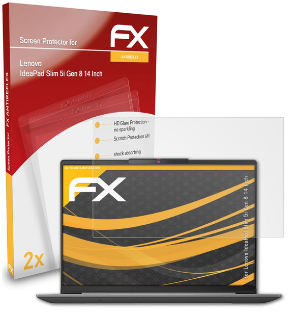 atFoliX FX-Antireflex Displayschutzfolie für Lenovo IdeaPad Slim 5i Gen 8 (14 Inch)