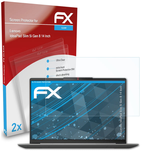 atFoliX FX-Clear Schutzfolie für Lenovo IdeaPad Slim 5i Gen 8 (14 Inch)