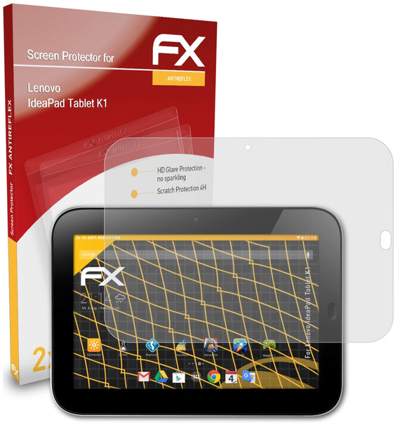 atFoliX FX-Antireflex Displayschutzfolie für Lenovo IdeaPad Tablet K1