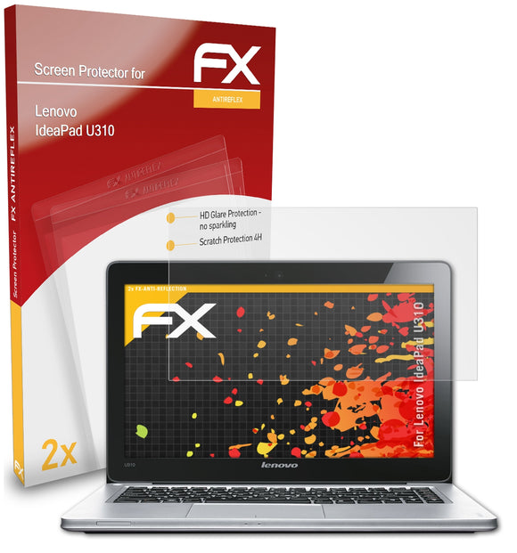 atFoliX FX-Antireflex Displayschutzfolie für Lenovo IdeaPad U310