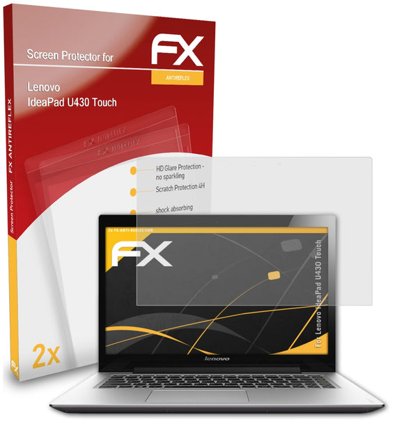 atFoliX FX-Antireflex Displayschutzfolie für Lenovo IdeaPad U430 Touch