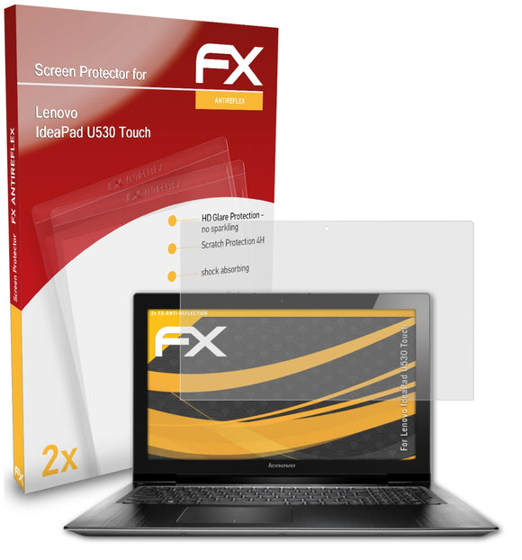 atFoliX FX-Antireflex Displayschutzfolie für Lenovo IdeaPad U530 Touch