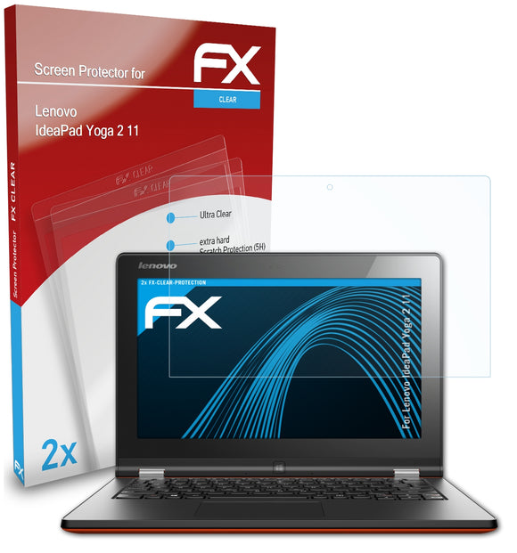 atFoliX FX-Clear Schutzfolie für Lenovo IdeaPad Yoga 2 11