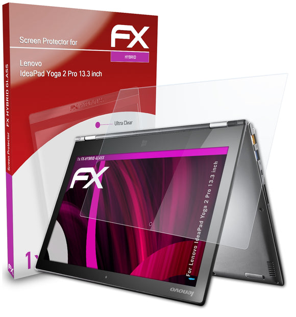 atFoliX FX-Hybrid-Glass Panzerglasfolie für Lenovo IdeaPad Yoga 2 Pro (13.3 inch)