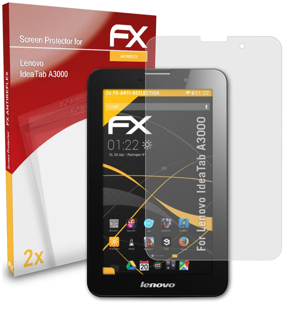 atFoliX FX-Antireflex Displayschutzfolie für Lenovo IdeaTab A3000