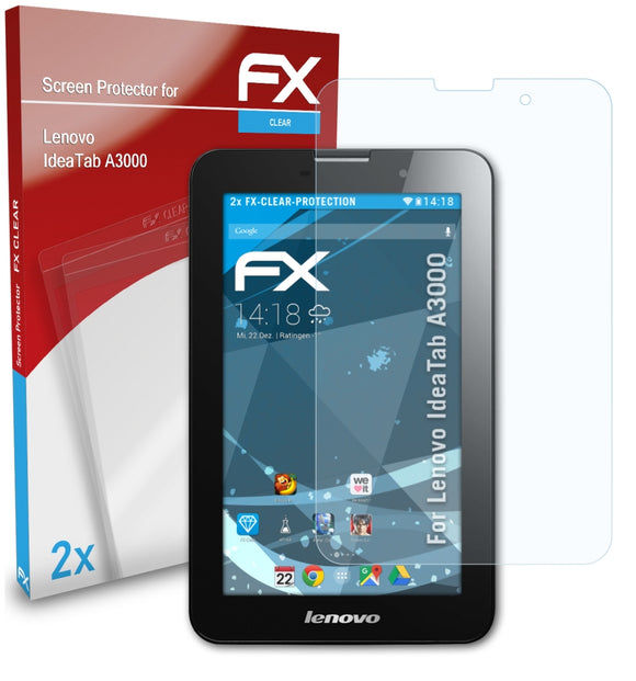 atFoliX FX-Clear Schutzfolie für Lenovo IdeaTab A3000