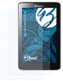 Schutzfolie Bruni kompatibel mit Lenovo IdeaTab A8-50, glasklare (2X)